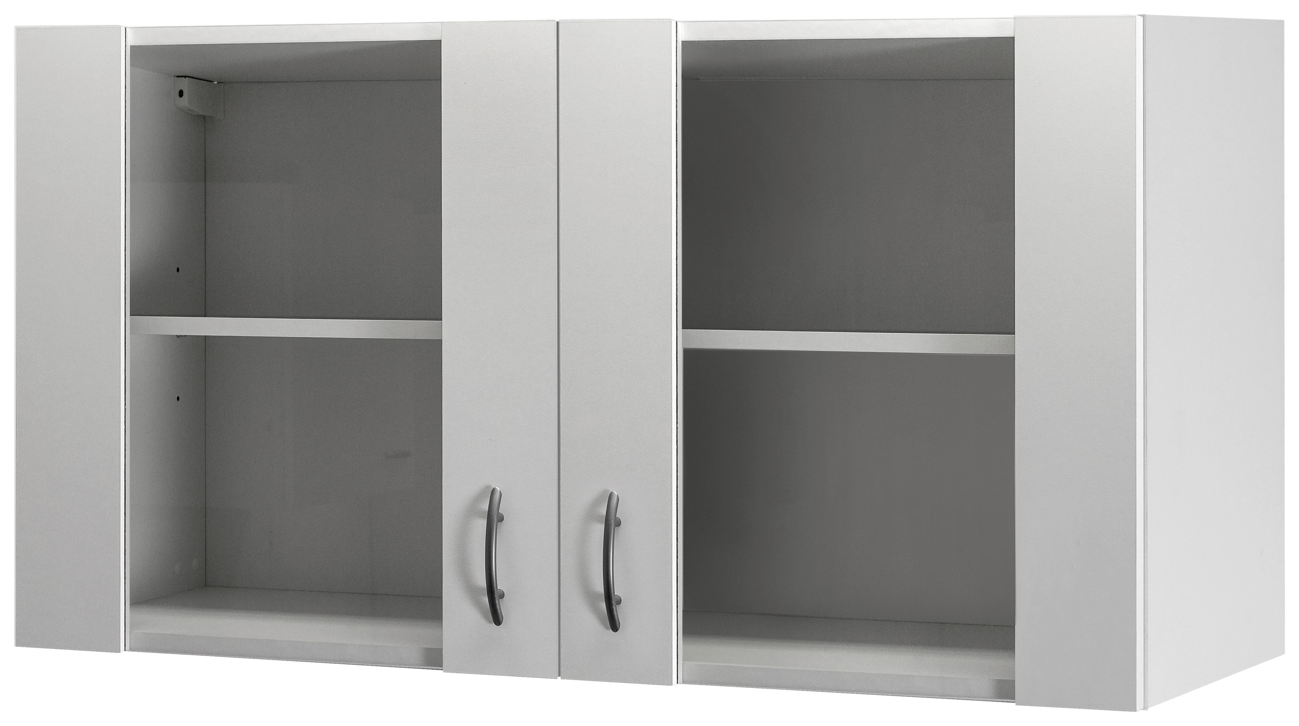 Küchenschrank Wito 100 cm Weiß 2 Drehtüren - Weiß, Holzwerkstoff (100/54,8/32cm) - FlexWell