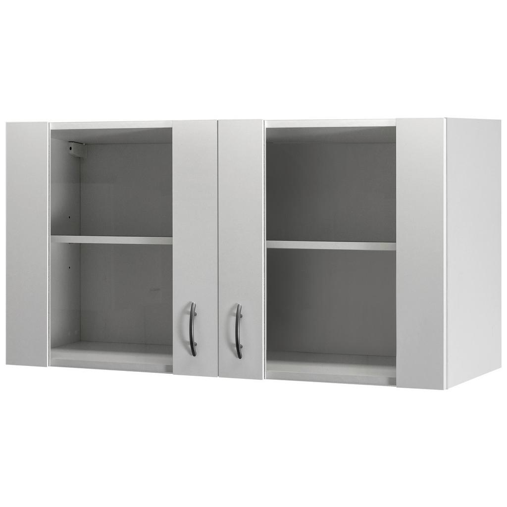 Küchenschrank Wito 100 cm Weiß 2 Drehtüren