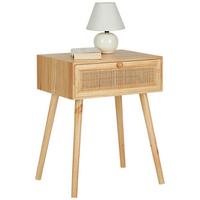 NOČNÝ STOLÍK NILS - prírodná farba, Lifestyle, drevo/kompozitné drevo (45/58/35cm)