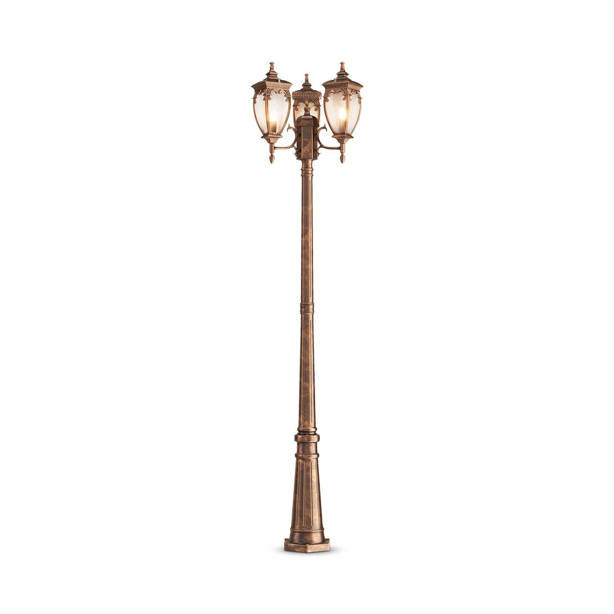 Wegeleuchte Fleur - Goldfarben/Schwarz, Trend, Metall (57/239cm) - MAYTONI