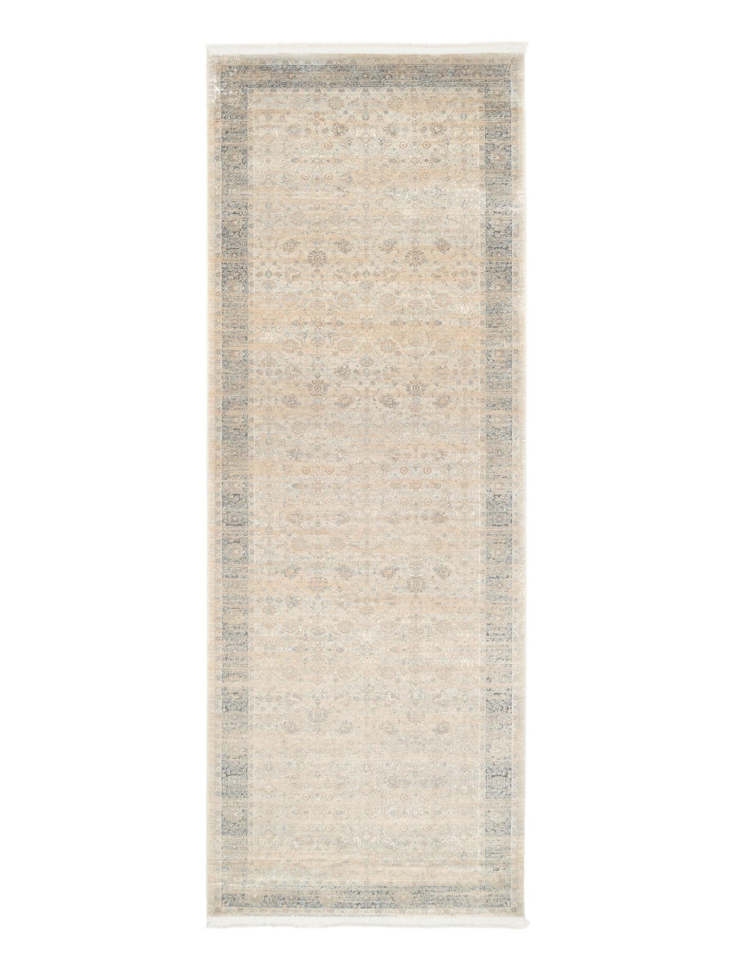 LÄUFER ASCONA - Beige/Grau, KONVENTIONELL, Textil (80/250cm) - Dieter Knoll