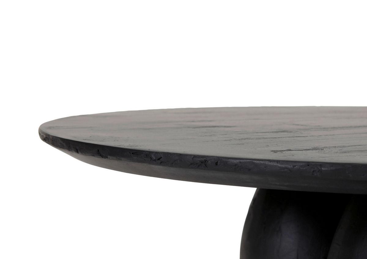 Jedálenský stôl PARIS 120 - čierna, Modern, kompozitné drevo (120/76cm) - Mömax