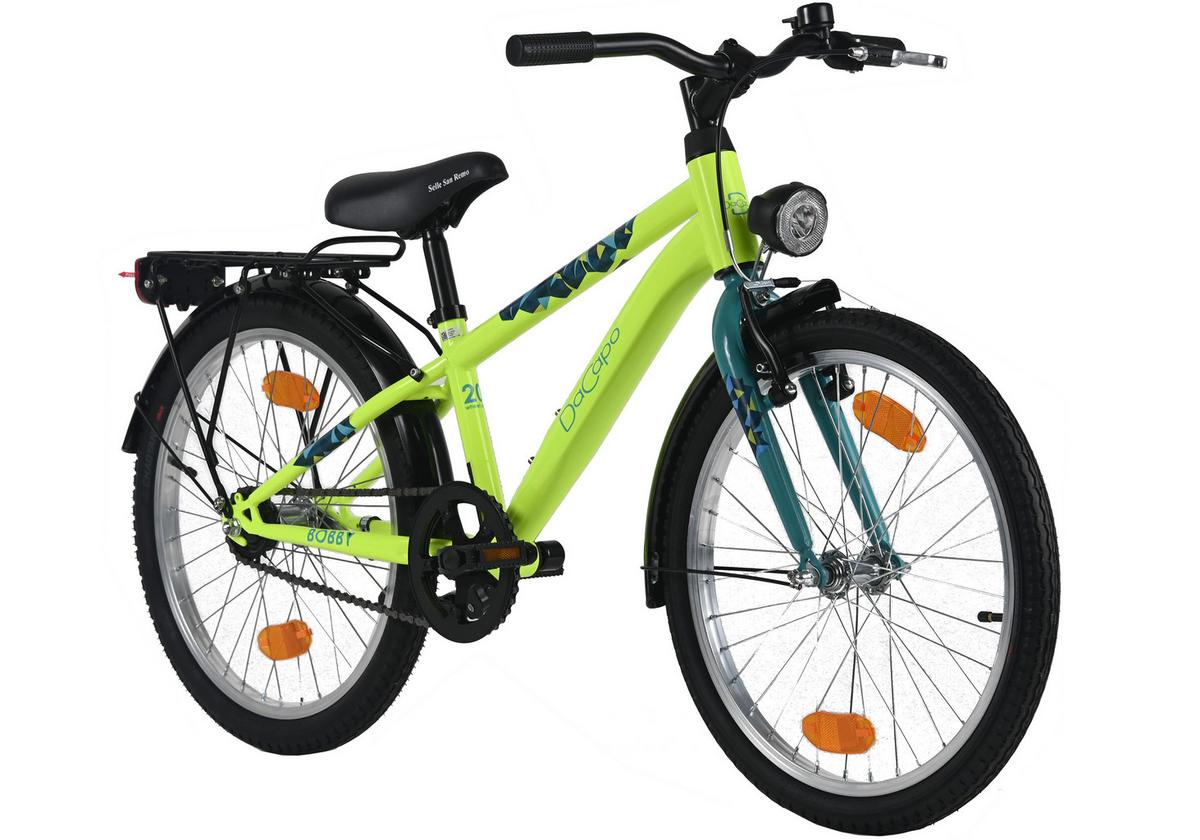 Dacapo Kinderfahrrad Boby Gelb - Gelb, Basics, Metall (25/140/60cm)