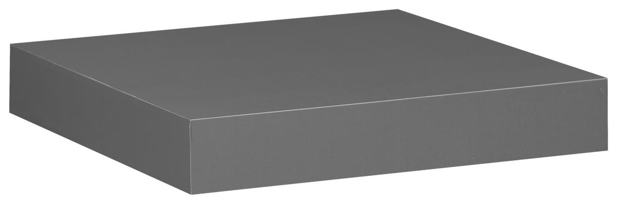 Wandboard Simple B: 23,5 cm Anthrazit - MODERN, Holzwerkstoff (23,5/3,8/23,5cm)