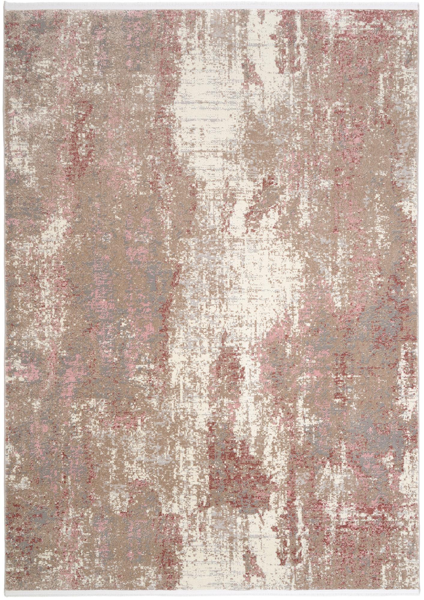 Webteppich Creme/Rosa Limoges 160x230 cm - Creme/Rosa, Design, Textil (160/230cm) - Novel