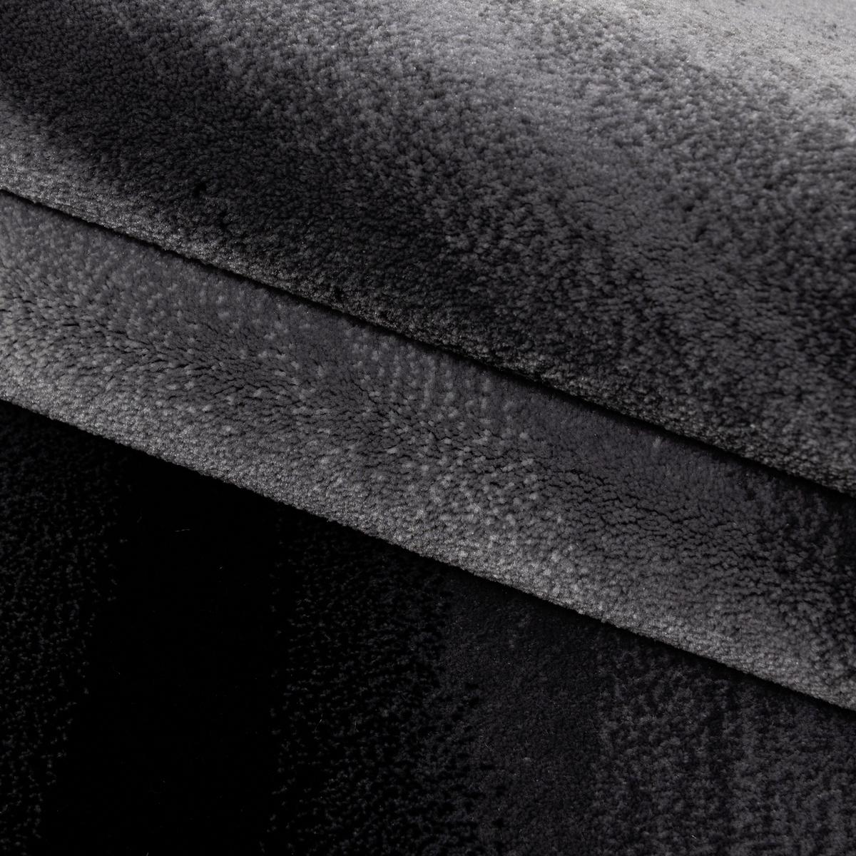 Webteppich Schwarz Naturfaser Miami 200x290 cm - Schwarz, Trend, Textil (200/290cm)