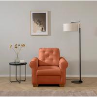 Sessel Arles, Rostfarben 25 B: 93 Cm - Rostfarben/Buchefarben, Design, Textil (93/89/82cm) - MID.YOU