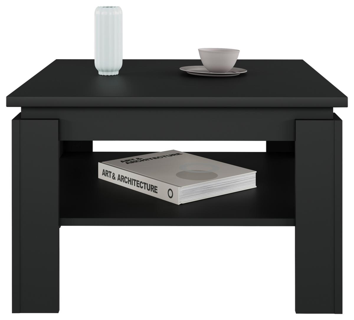 Couchtisch mit Ablagefach Nizza, Anthrazit - Anthrazit, MODERN, Holzwerkstoff (70/45/70cm)