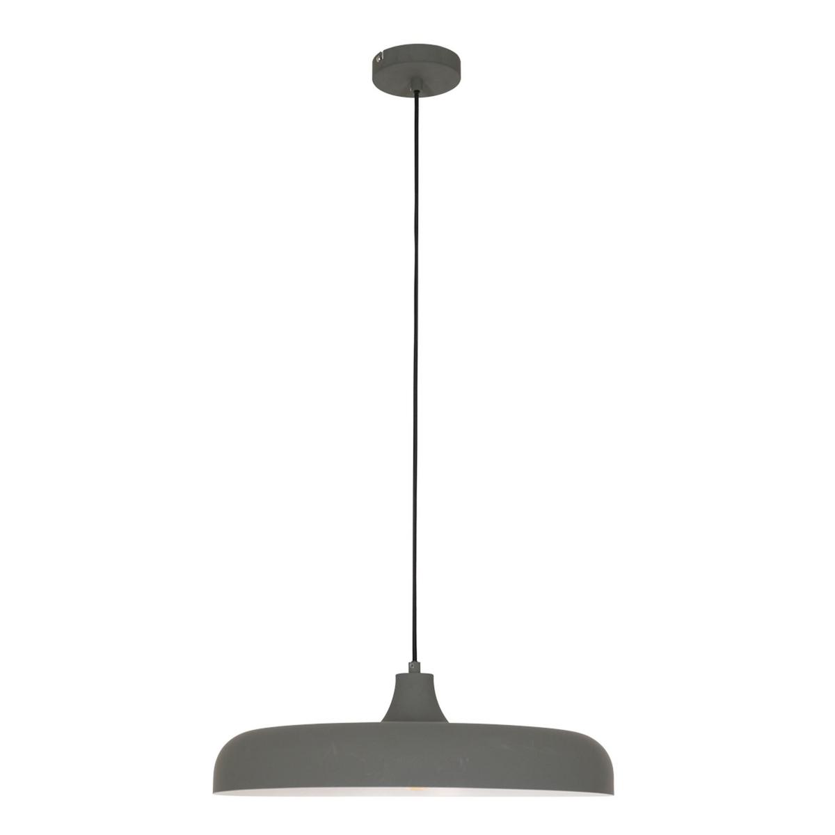 Pendelleuchte Krisip - Grau, Trend, Metall (50/20-170/50cm)
