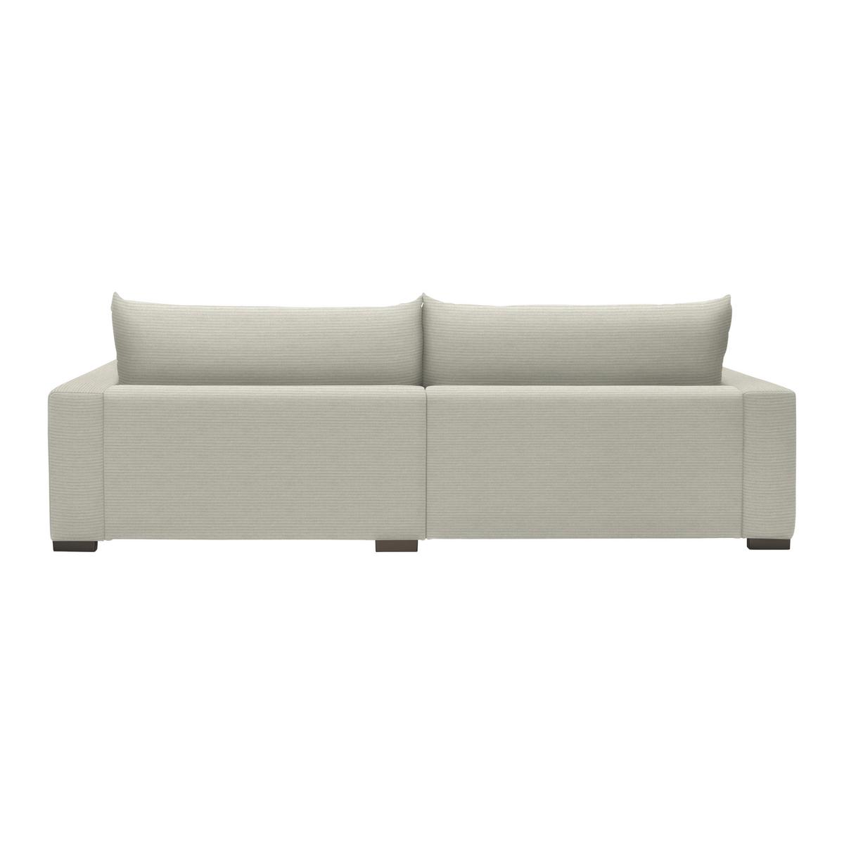 Mega pohovka PEDRO 1200, béžový manšestr - béžová, Moderní, kov/dřevo (261/83/124cm) - Mömax