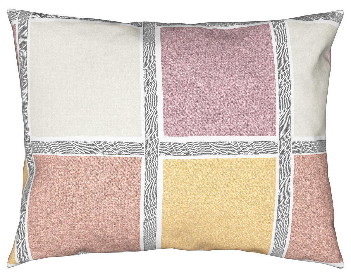 Bettwäsche Kamina - Beere/Orange, MODERN, Textil - Luca Bessoni