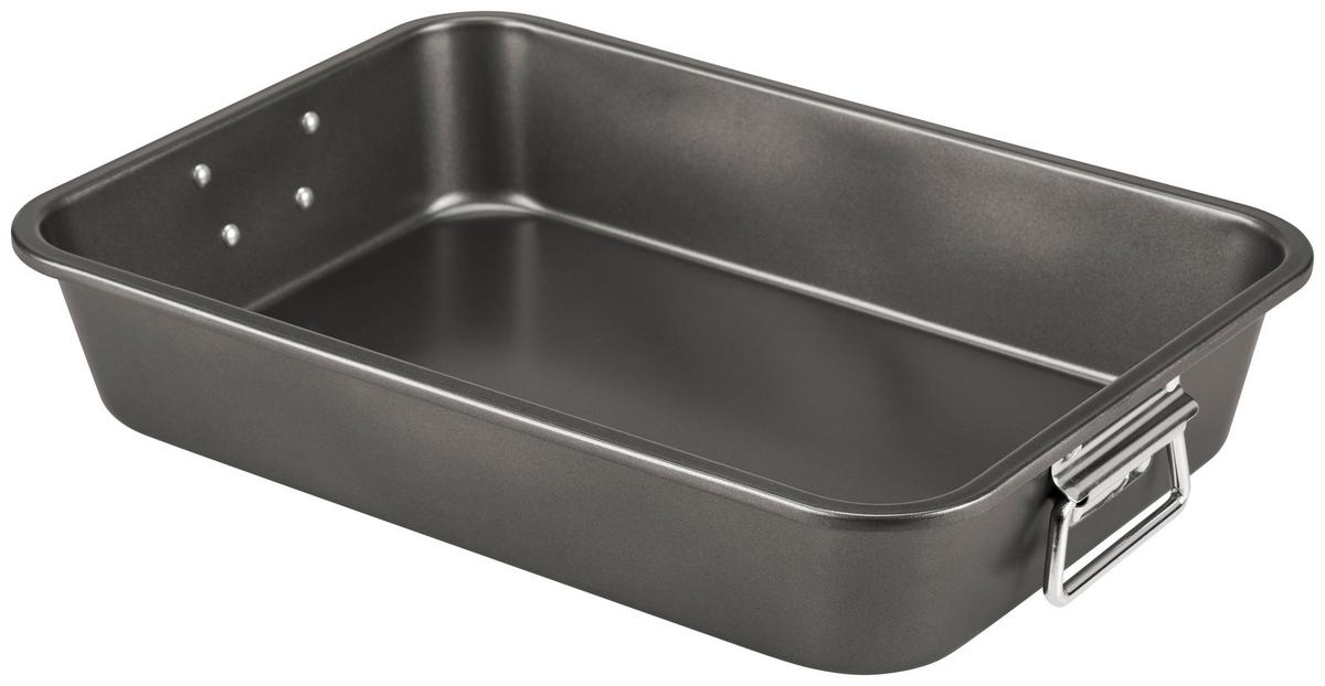 Sütőtál Aleha - sötétszürke, Basics, fém (40/28/5.5cm) - James Wood