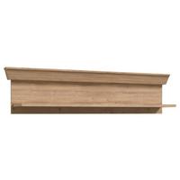 NÁSTENNÁ POLICA CANNES - farba duba, Romantik / Landhaus, kov/kompozitné drevo (143/33/23cm)
