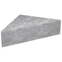 Nachkästchen Beton-grau H: 15 Cm Usal S - Grau, MODERN, Holzwerkstoff (60/15/42,4cm) - MID.YOU