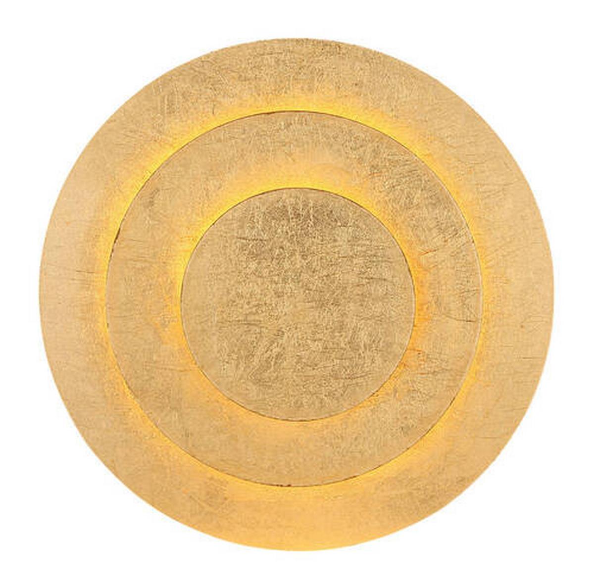 Led-deckenleuchte 48465-18 - Goldfarben, Design, Metall (18/4,7cm) - Globo