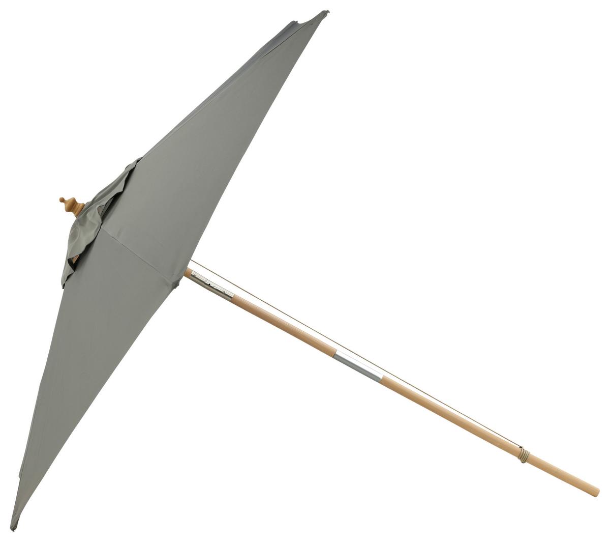 Sonnenschirm Corypho - Grau, KONVENTIONELL (250/232cm) - Gardenson