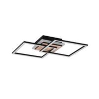 LED-DECKENLEUCHTE R62793635 GIRO - Braun, Basics, Kunststoff (57,5/35,5/8cm)