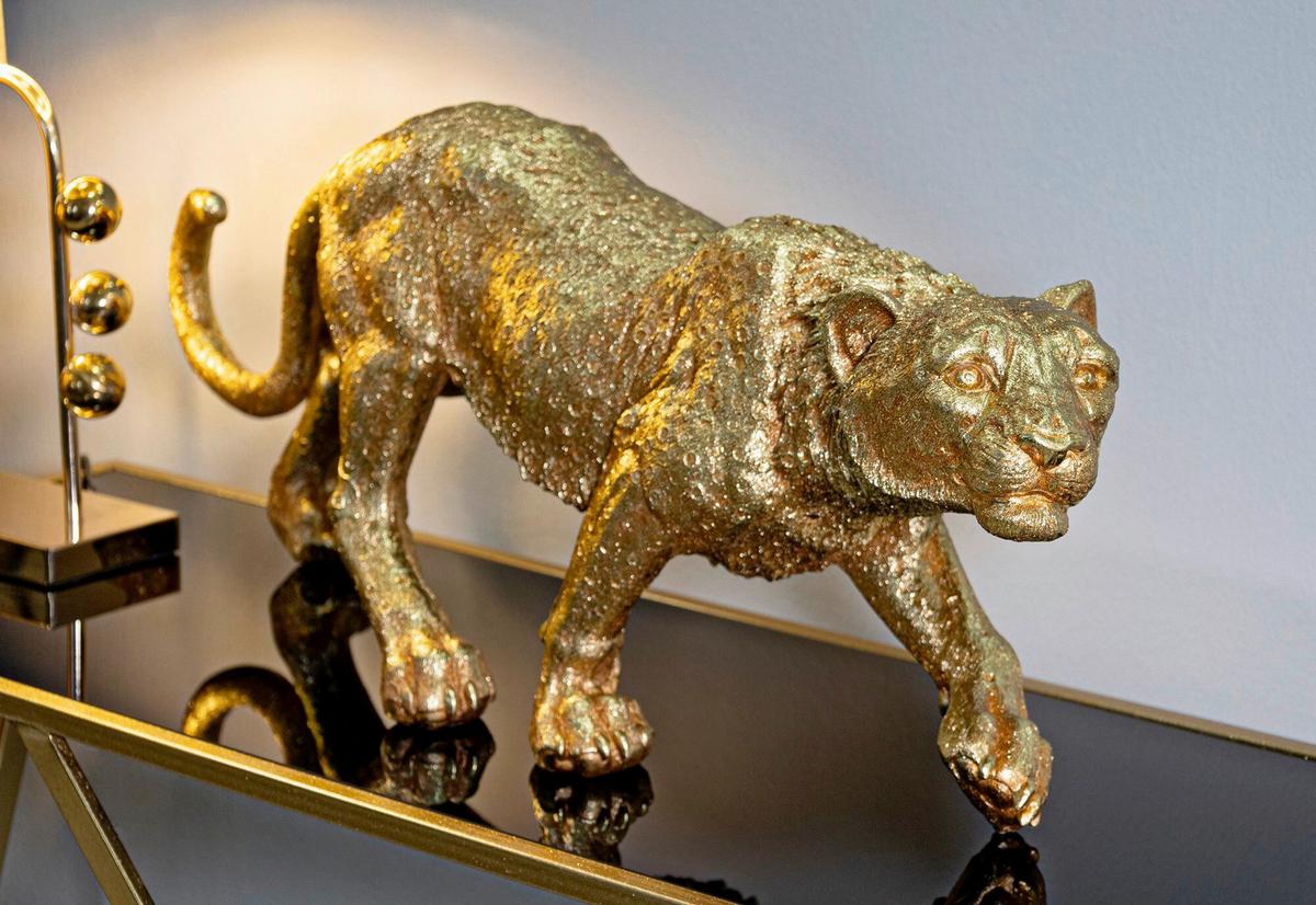 Skulptur Kunststoff, Gold - Basics, Kunststoff (89/33/21cm)