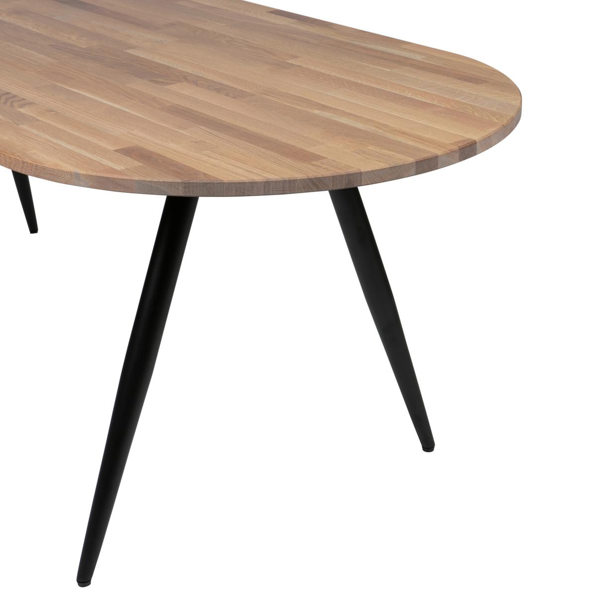 Tischplatte Tablo Grau/Eichefarben L: 220cm - Eichefarben/Grau, MODERN, Holz (220/90/2,4cm) - Livetastic