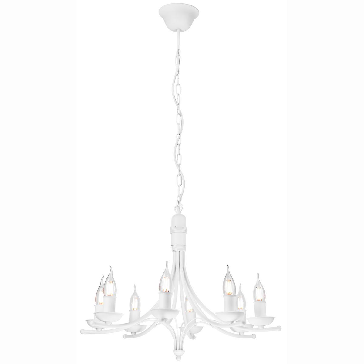 Pendelleuchte 44187_white - Weiß Hochglanz, KONVENTIONELL, Metall (58/100cm)