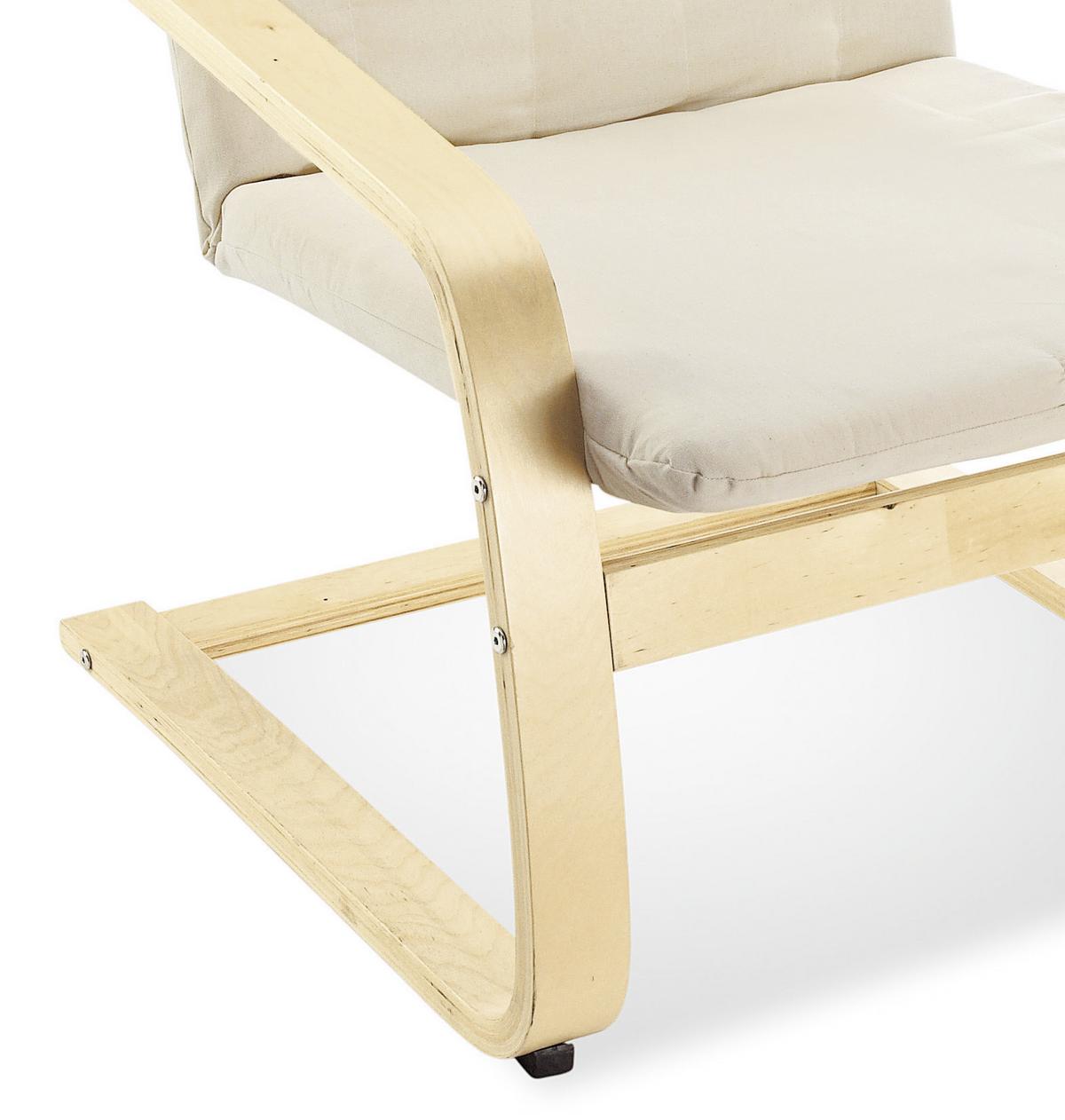 Fernsehsessel Naturfaser Sally Baumwolle Natur - Birkefarben/Naturfarben, Basics, Holz/Holzwerkstoff (68/98/78cm)