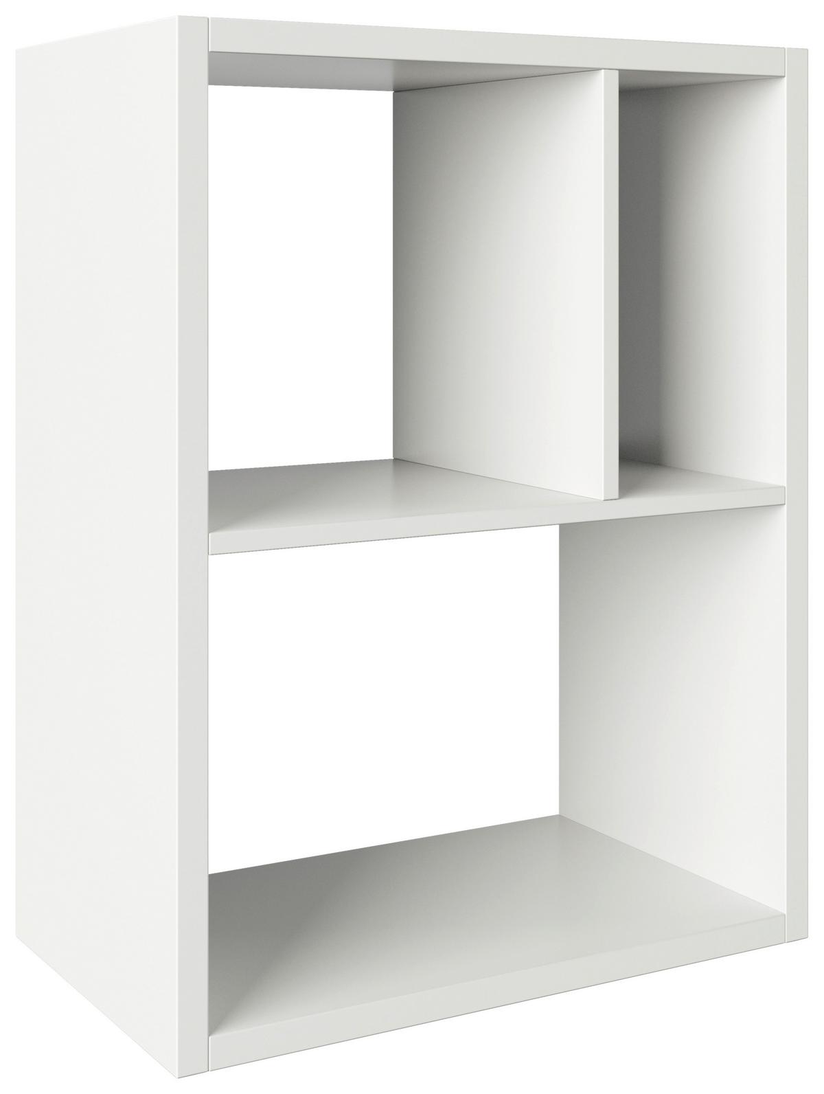 Regal Fortuna - Weiß, Basics, Holzwerkstoff (75/58/34cm) - MID.YOU