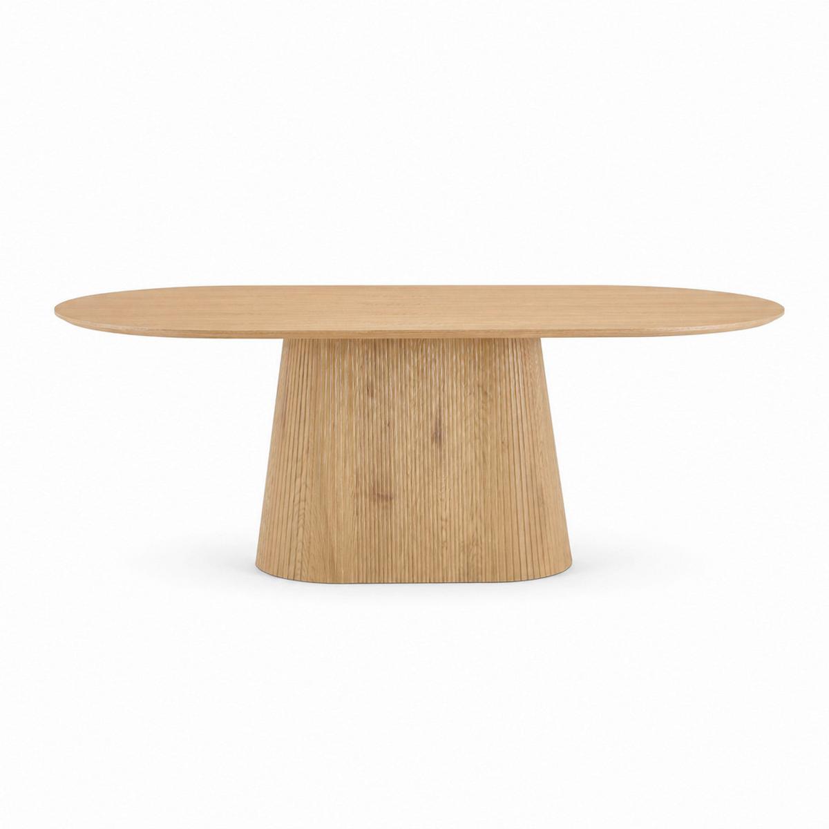 JÍDELNÍ STŮL LENNO - barvy jasanu, Moderní, dřevo/kompozitní dřevo (100/76/200cm) - Bessagi Home