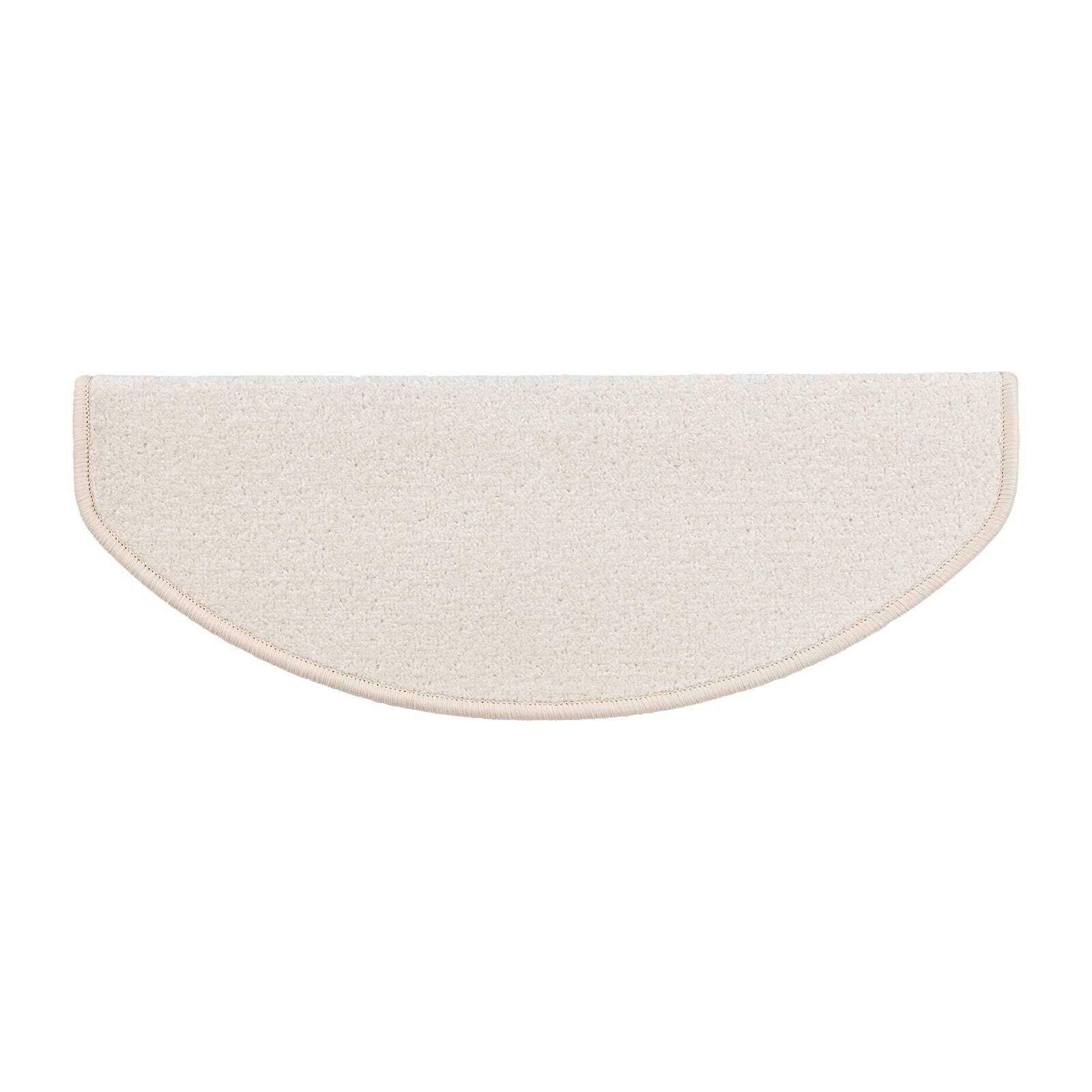 Stufenmatte Teppich Creme Dysmasty 65x23,5cm - Creme, Basics, Leder/Textil (65/23.5cm) - Esposa