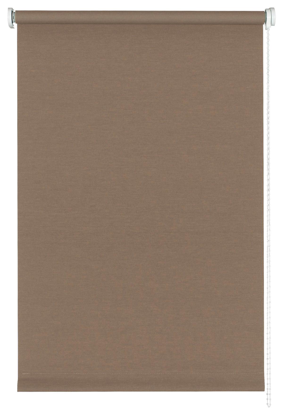 Tageslichtrollo Helene Halbtransparent 120x150 cm - Taupe, MODERN, Textil (120/150cm) - Luca Bessoni