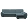 Veratti New Blau Inkl. Schlaffunktion Ottomane Rechts - Blau/Silberfarben, Design, Textil (281/167cm) - MID.YOU
