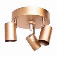 Strahler Correct 3-Flammig Ø 20 cm - Goldfarben, Basics, Metall (20/14cm) - By Rydéns