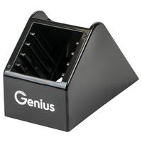 Aufbewahrungsbox Nicer Dicer Speed Kunststoff, 6 Fächer - Schwarz, Basics, Kunststoff - Genius