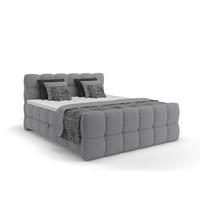 ZIERKISSENSET inkl. Tagesdecke grau - Grau, Trend, Textil - Sembella