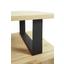 Konsole Lucio B: 80 cm Eichefarben - Eichefarben/Schwarz, Natur, Holz/Metall (80/92/35cm) - Carryhome Konsole Lucio B: 80 cm Eichefarben - Eichefarben/Schwarz, Natur, Holz/Metall (80/92/35cm) - Carryhome
