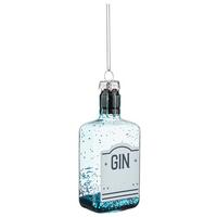 Vánoční ozdoba na stromeček FIGURES -PAZ- - modrá/čiré, sklo (4,5/11/3cm) - Mömax