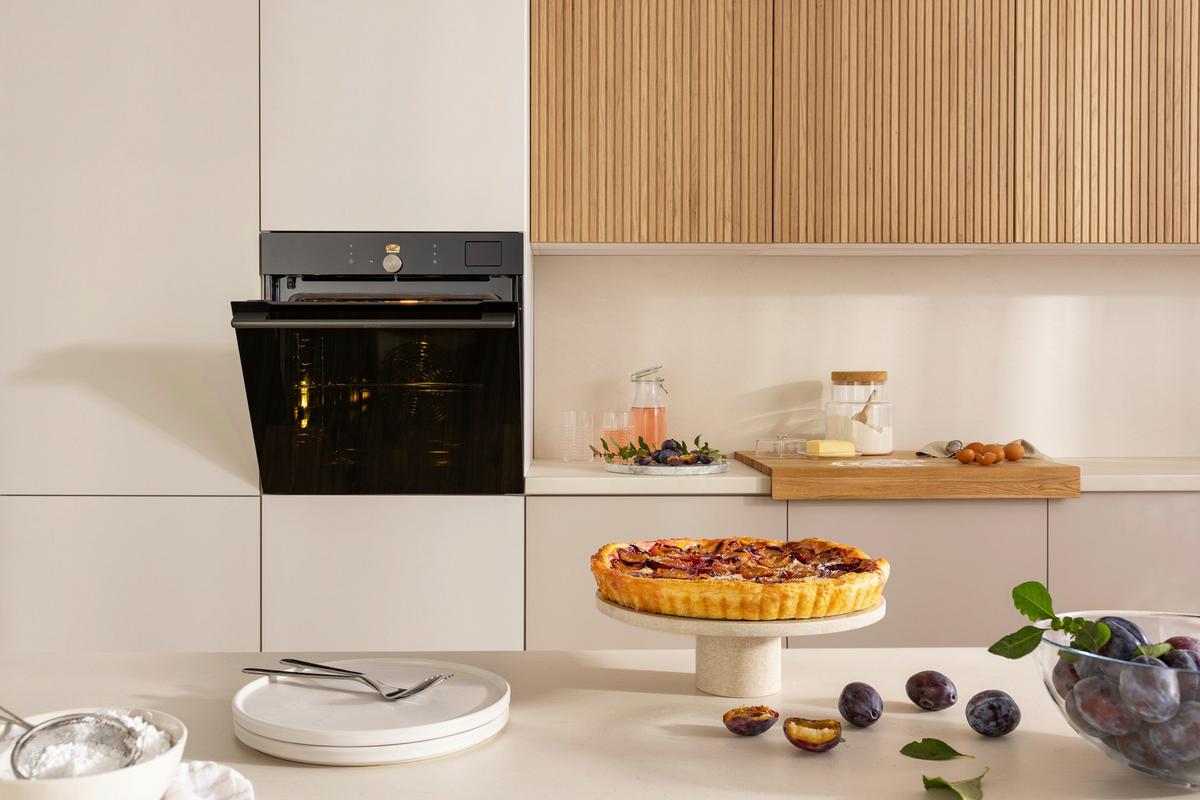Dampfbackofen BFs6148b - Schwarz, MODERN, Glas (59,5/59,5/56,4cm) - Gorenje
