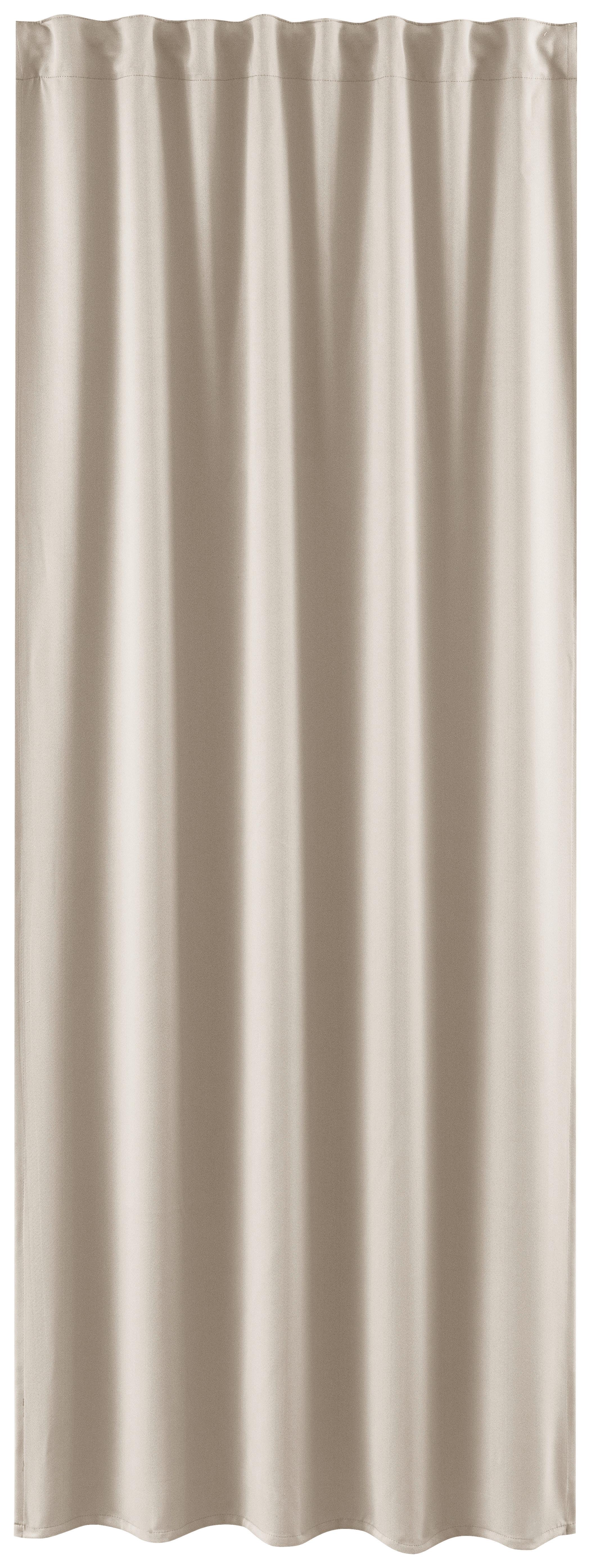 Verdunkelungsvorhang Simone - Sandfarben, ROMANTIK / LANDHAUS, Textil (135/245cm) - James Wood