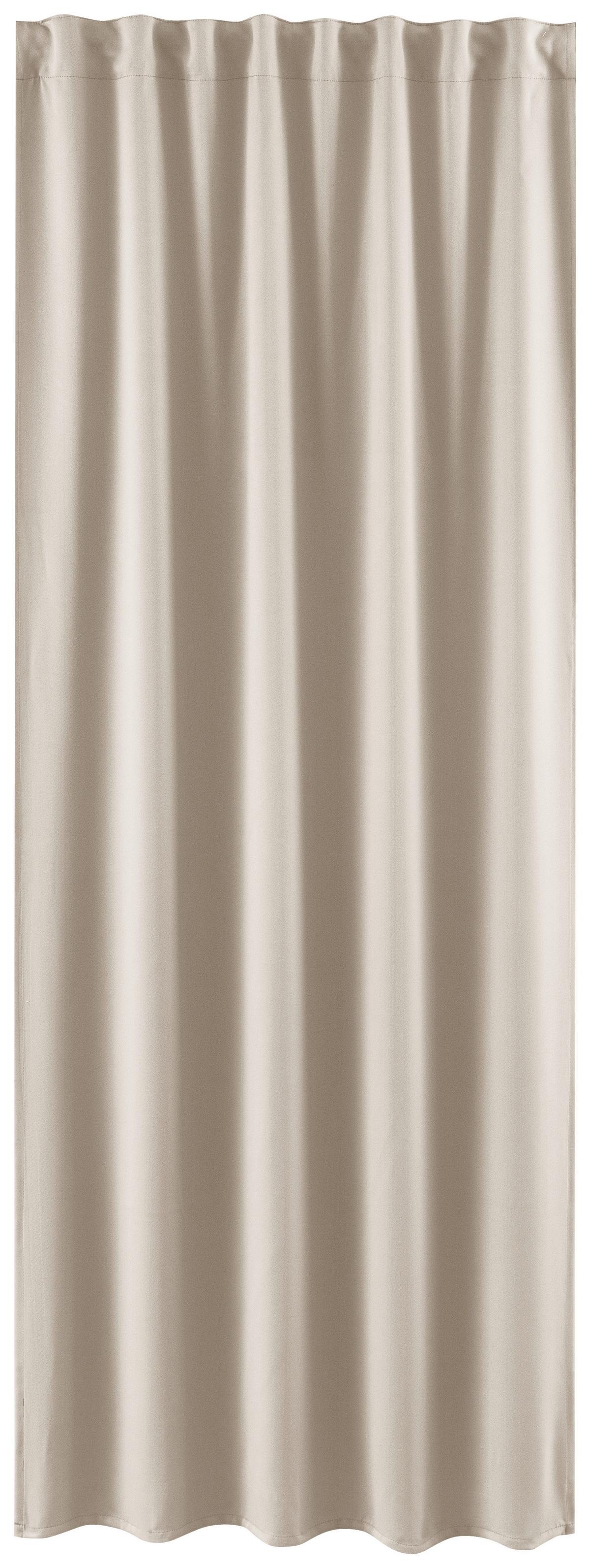 Verdunkelungsvorhang Simone - Sandfarben, ROMANTIK / LANDHAUS, Textil (135/245cm) - James Wood