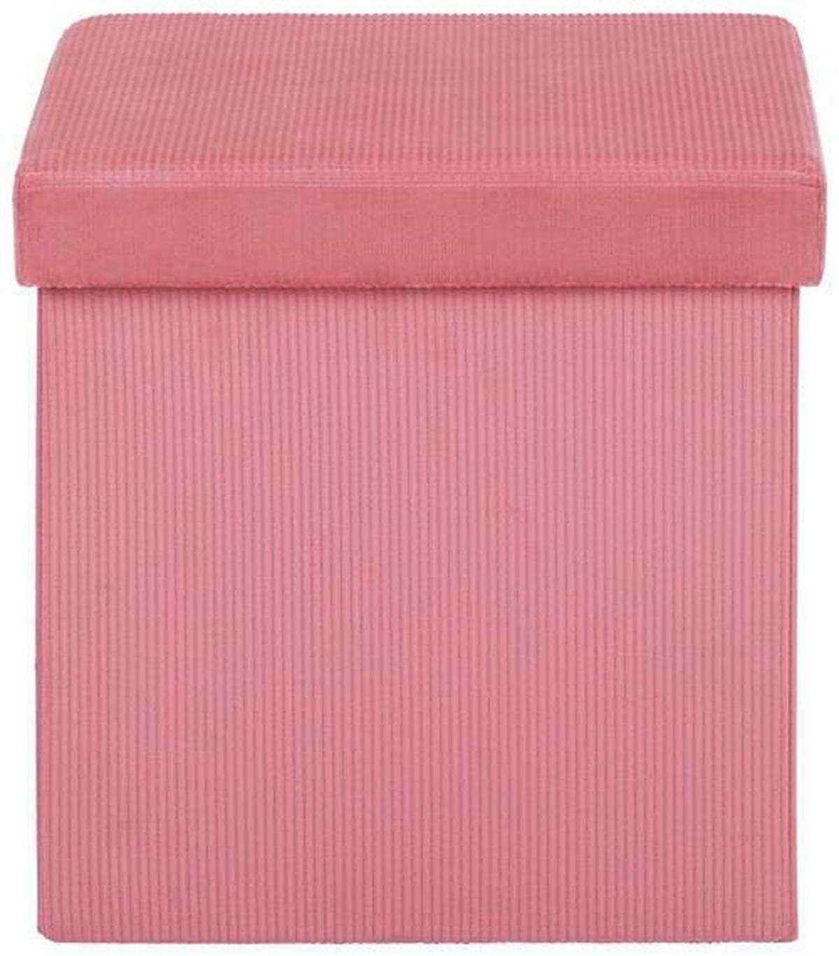 SEDACÍ BOX CORD - starorůžová, textil (38/38/38cm) - Mömax