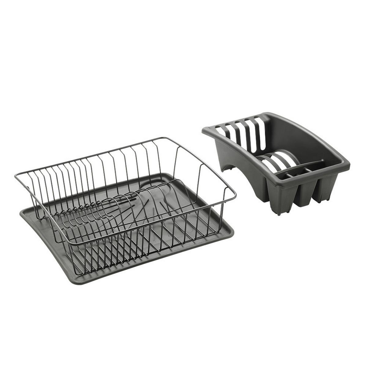 Spülorganizer Aquatex Plus Lava Bxhxt: 32/35/12 Cm Metall - Schwarz, Basics, Metall (32/35/12cm)