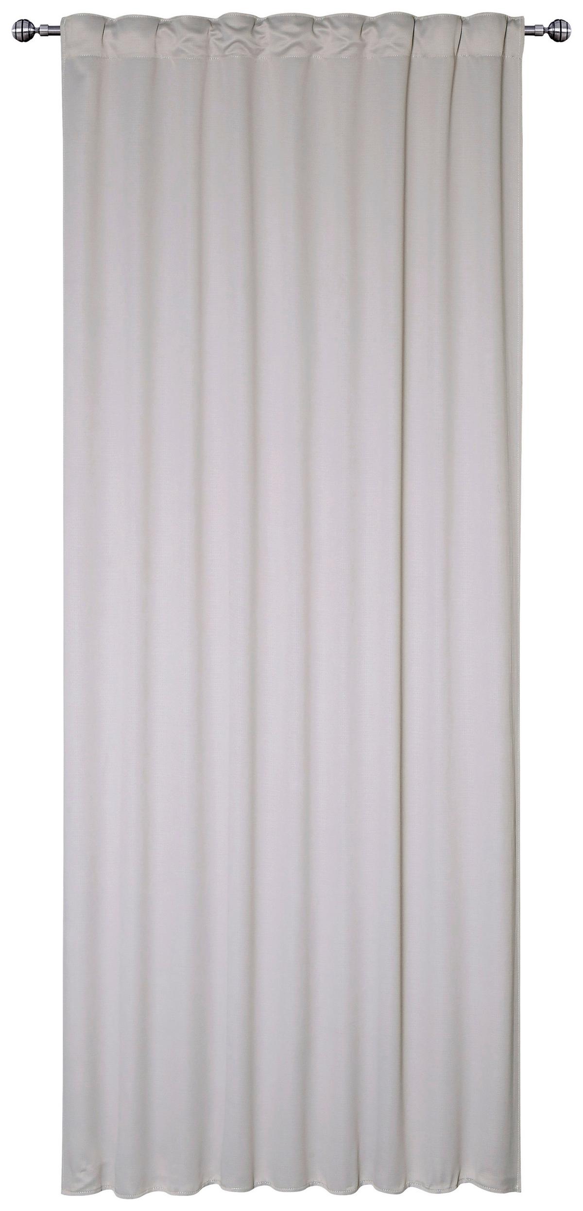 Készfüggöny Elisabetha Kb. 135/245cm - bézs, Modern, textil (135/245cm) - Luca Bessoni