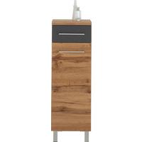 SPODNÁ SKRINKA FLOAT - farba duba/antracitová, Modern, kov/kompozitné drevo (35/106/33cm) - Premium Living