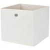 Faltbox Nella - Weiß, Basics, Papier/Textil (30/30/30cm) - Luca Bessoni