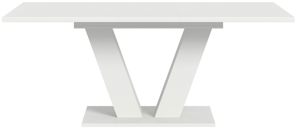 Ausziehtisch Marlon 150 Az Weiß, Auf 190 cm ausziehbar - Weiß, Trend, Holzwerkstoff (150-190/90/76cm) - MID.YOU