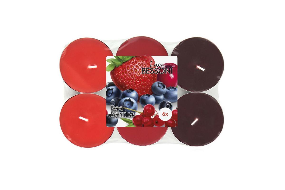 Teamécses Szett Heike - ezüst/piros, Basics, textil/természetes anyagok - Luca Bessoni