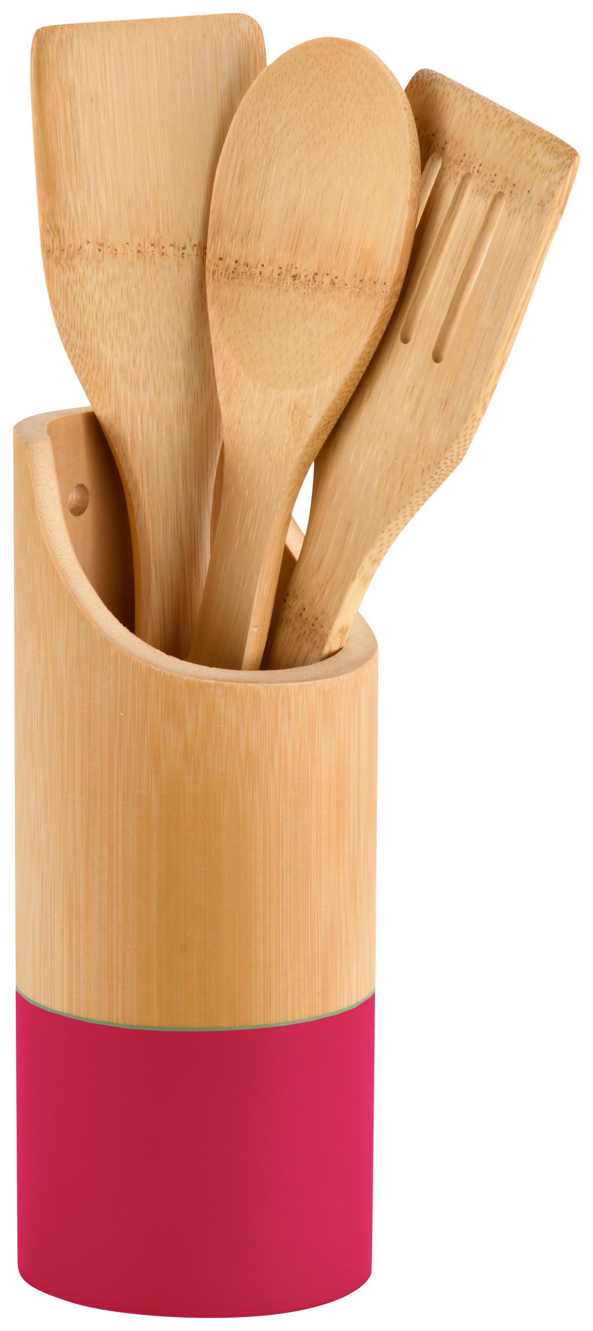 Küchenhelferset 81163 - Hellbraun/Beere, Basics, Holz (9/9/30cm) - Kesper