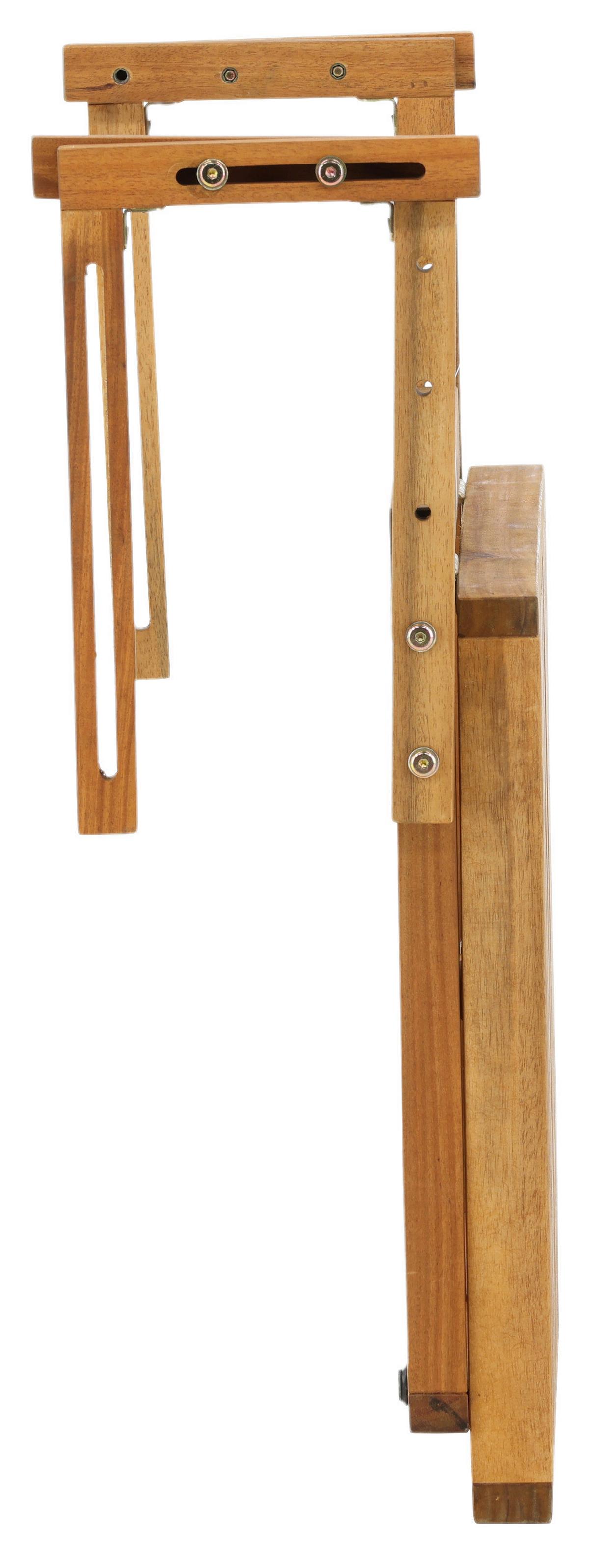 Gartentisch Klappbar Marion Akazienholz L 60 cm - Akaziefarben, KONVENTIONELL, Holz (60/45/55cm) - Gardenson