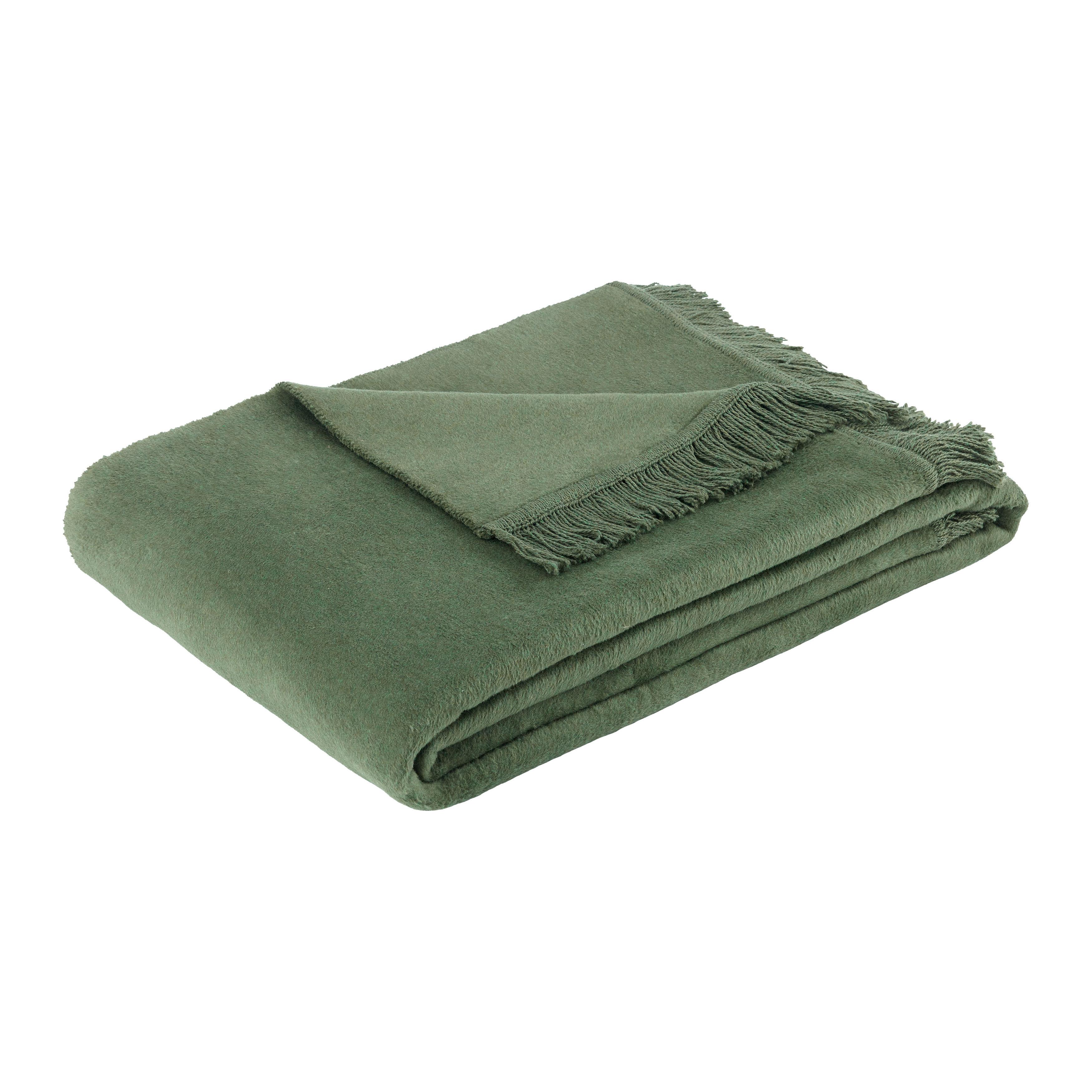 DEKA EL SOL - šalvějově zelená, textil (150/200cm) - Modern Living