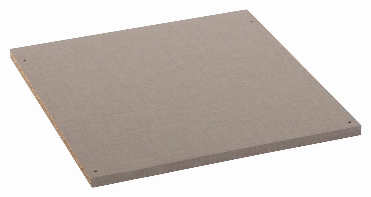 VKLADACIA POLICA UNIVERSAL, 3-JITÝ SET - sivá, kompozitné drevo (43/1.6/45cm)