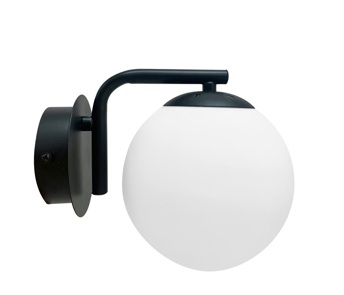 Wandleuchte 21-35448 Amadeo - Schwarz/Weiß, KONVENTIONELL, Metall (21/15/16,5cm)